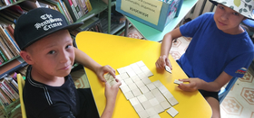 Настольные игры в библиотеке д. Мамаево