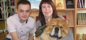 Четвероногий друг Рощинской библиотеки