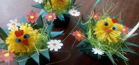 "Пасхальные посиделки" прошли в библиотеке п. Есаульский