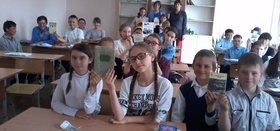 Акция "Читаем книги о войне" прошла в п. Полетаево