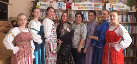 "Старинные песни Челябинской области" прозвучали в  Мирненской библиотеке