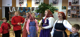 Святки в Рощинской библиотеке