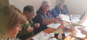 Мастер-класс в Солнечной сельской библиотеке