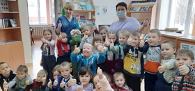 "Юбилей А. Барто" в библиотеке п. Солнечный