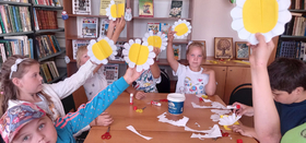 "Ромашка - символ счастья" в Кременкульской библиотеке