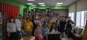 «Библиокараван – 2021» посетил библиотеку нового поколения в поселке Полетаево Сосновского района