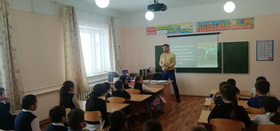 "Урок мужества" в библиотеке Мамаево