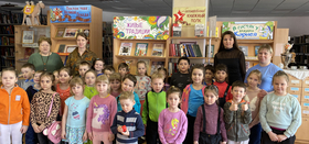 Неделя детской книги "В гостях у дедушки Корнея" в библиотеке поселка Рошино