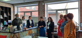 Почетный гость в Полетаевской библиотеке