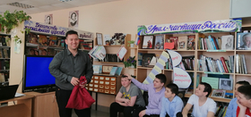 «Всё о космосе» -интеллектуальная игра в Мирненской библиотеке