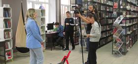 О библиотеке п. Полетаево сняли фильм!