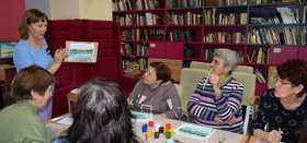 Рисование в правополушарных техниках "Осенний листопад"