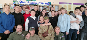 Встреча с участником СВО в библиотеке п.Мирный