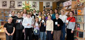 "Откуда азбука пришла?" в библиотеке поселка Рощино